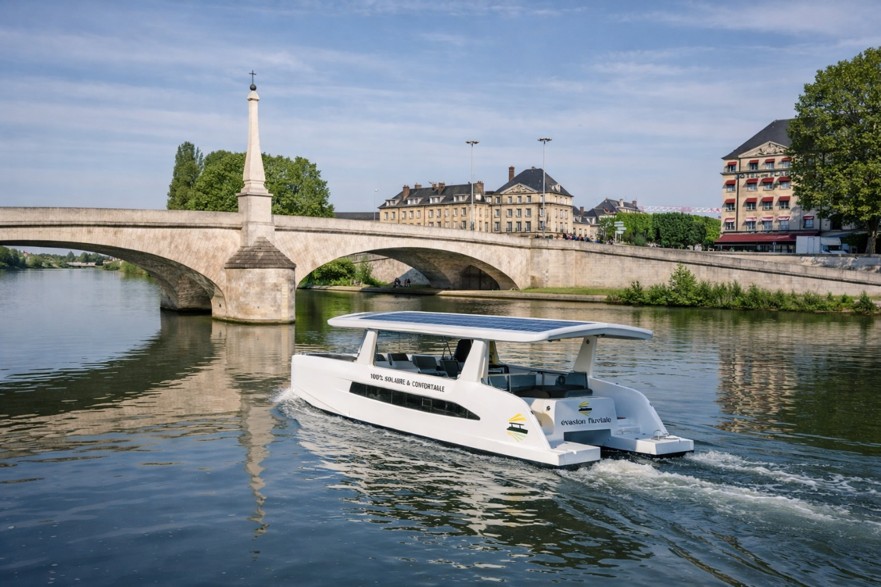 Promenade en catamaran solaire | Escapade fluviale sur l’Oise et l’Aisne