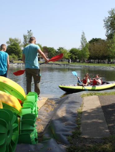 Kayaks et turbo-paddlers
