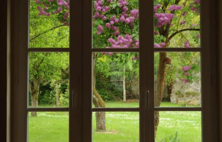Les hautes Pierres vue sur le jardin