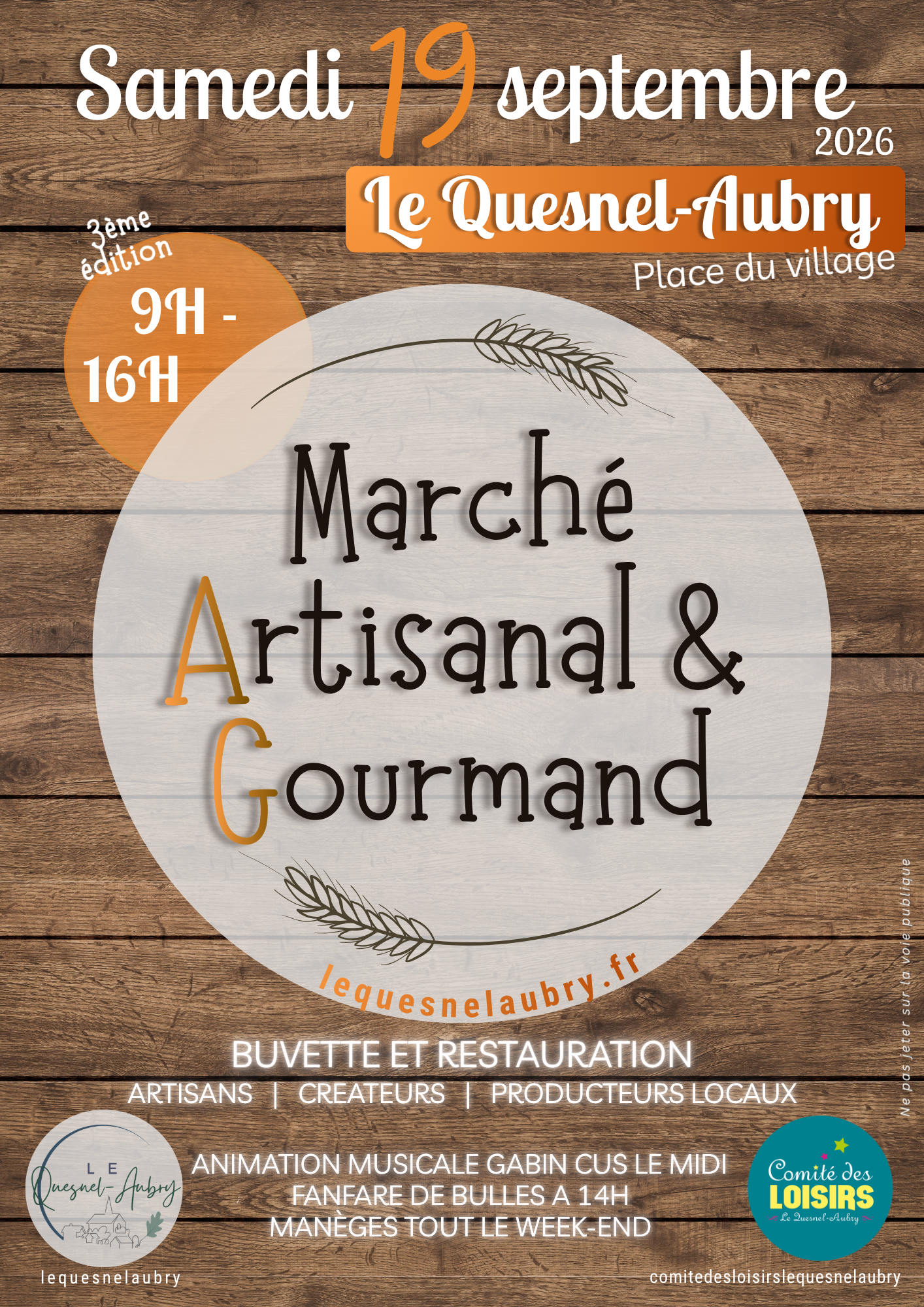 Marché artisanal 2026
