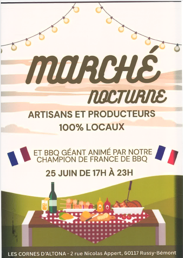 Marché nocturne - 25 juin