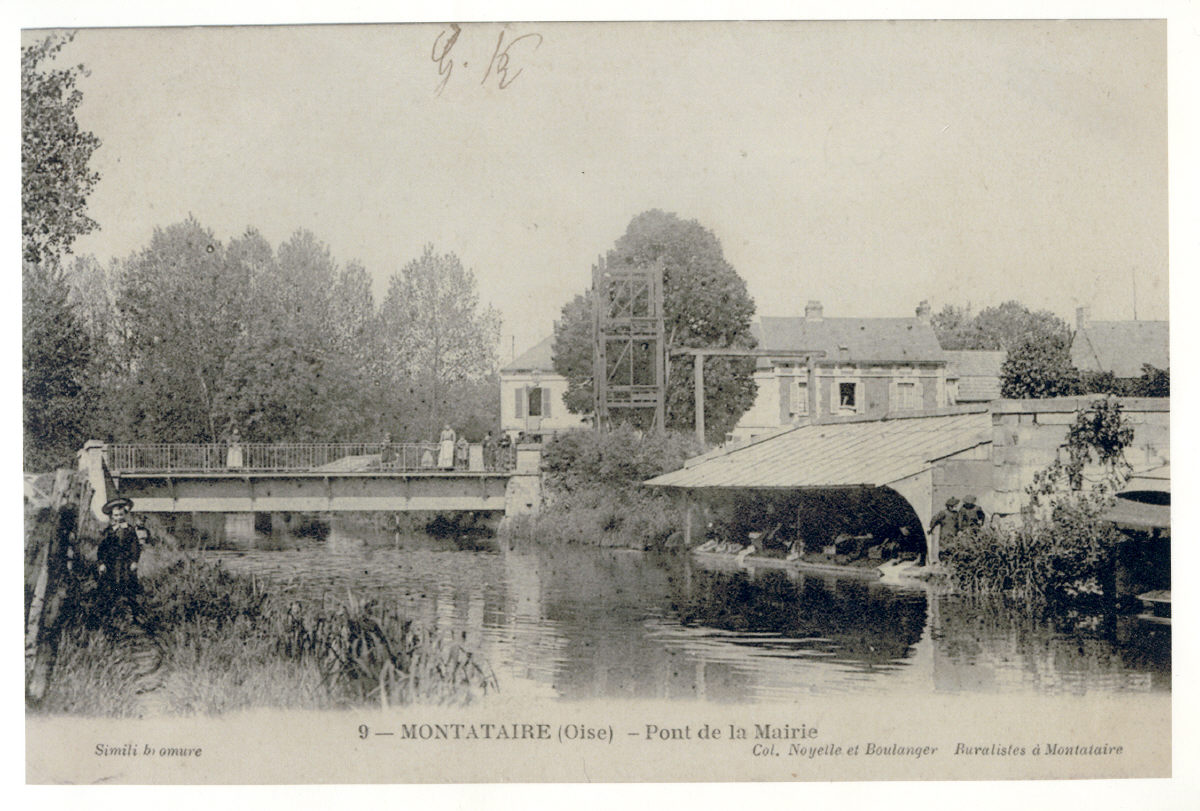 Montataire pont et lavoir 
