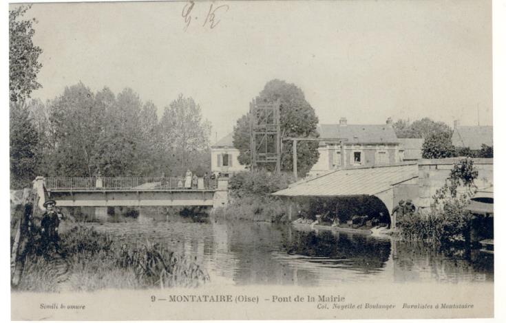 Montataire pont et lavoir