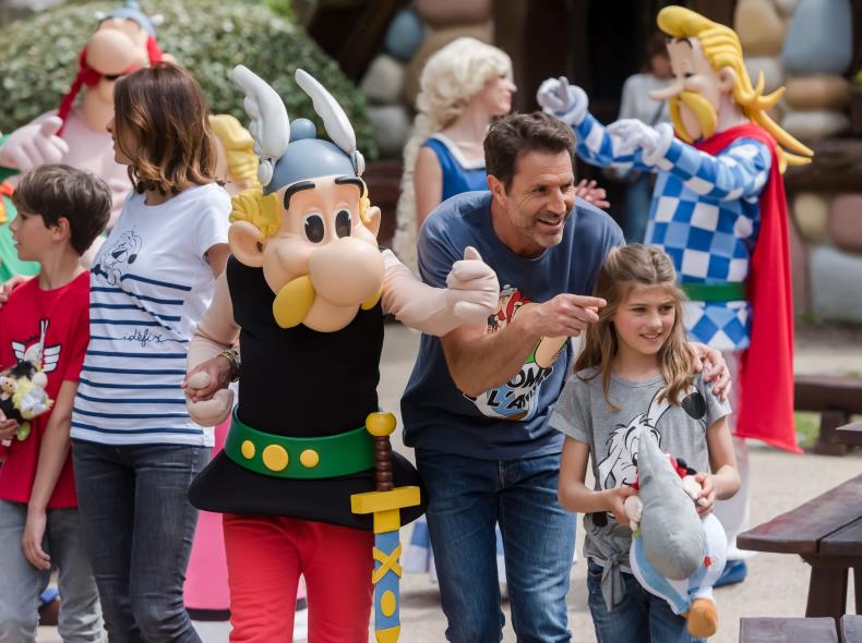 Rencontre avec les personnages parc Astérix
