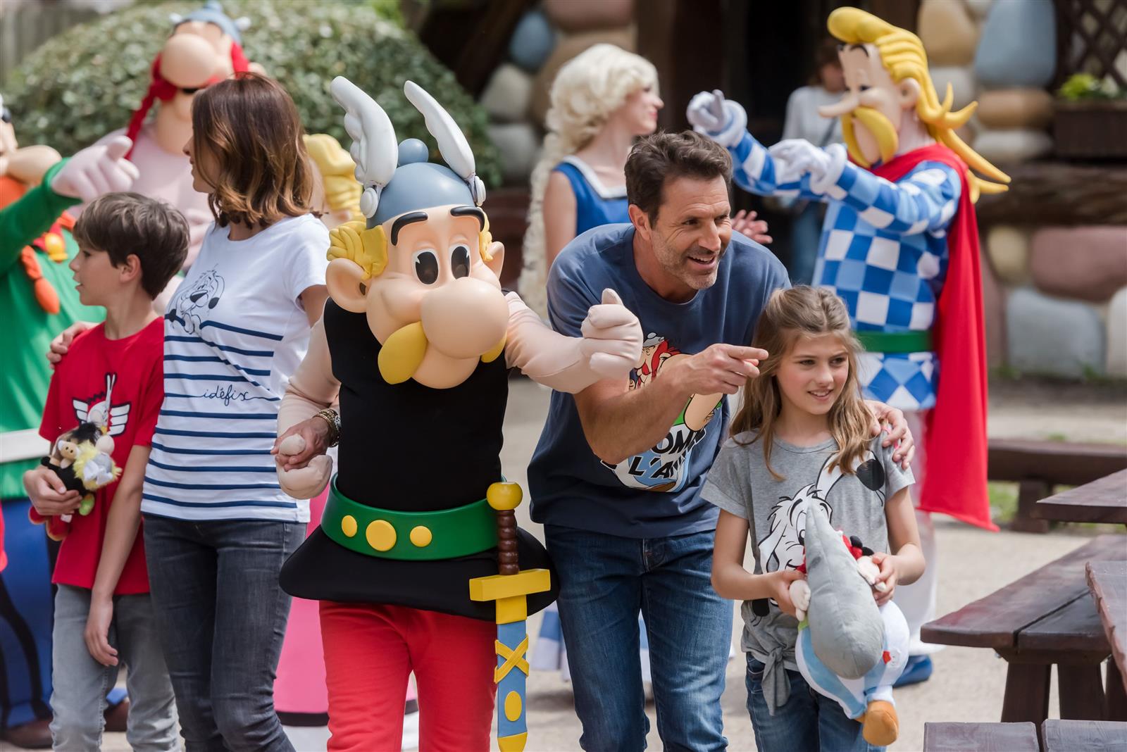 Rencontre avec les personnages parc Astérix