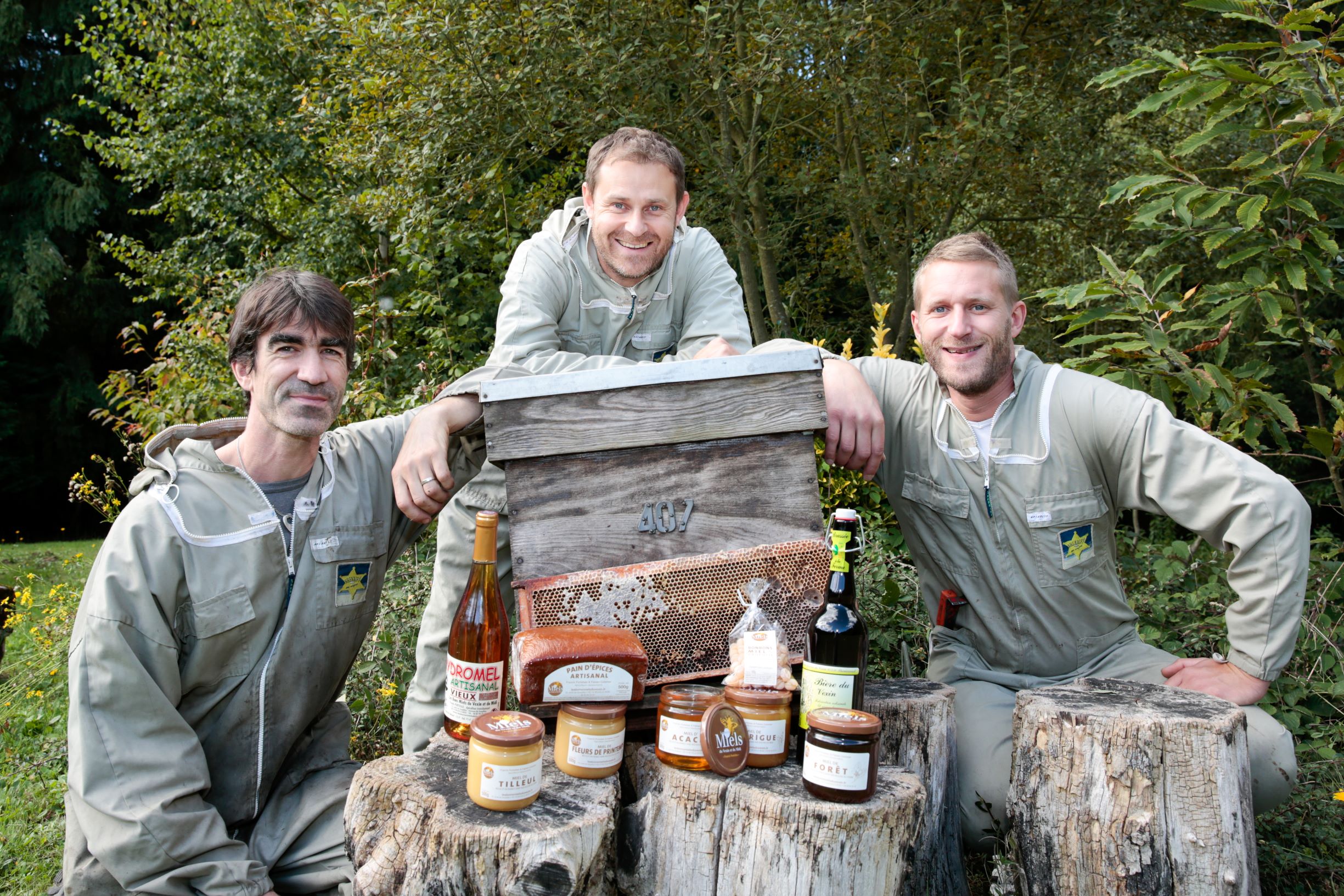 Franck, Steve et Fabien