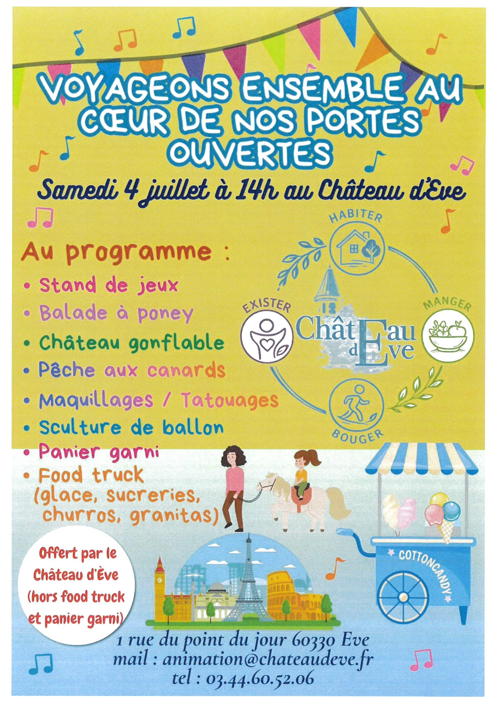 Portes ouvertes chateau Eve - 4 juil