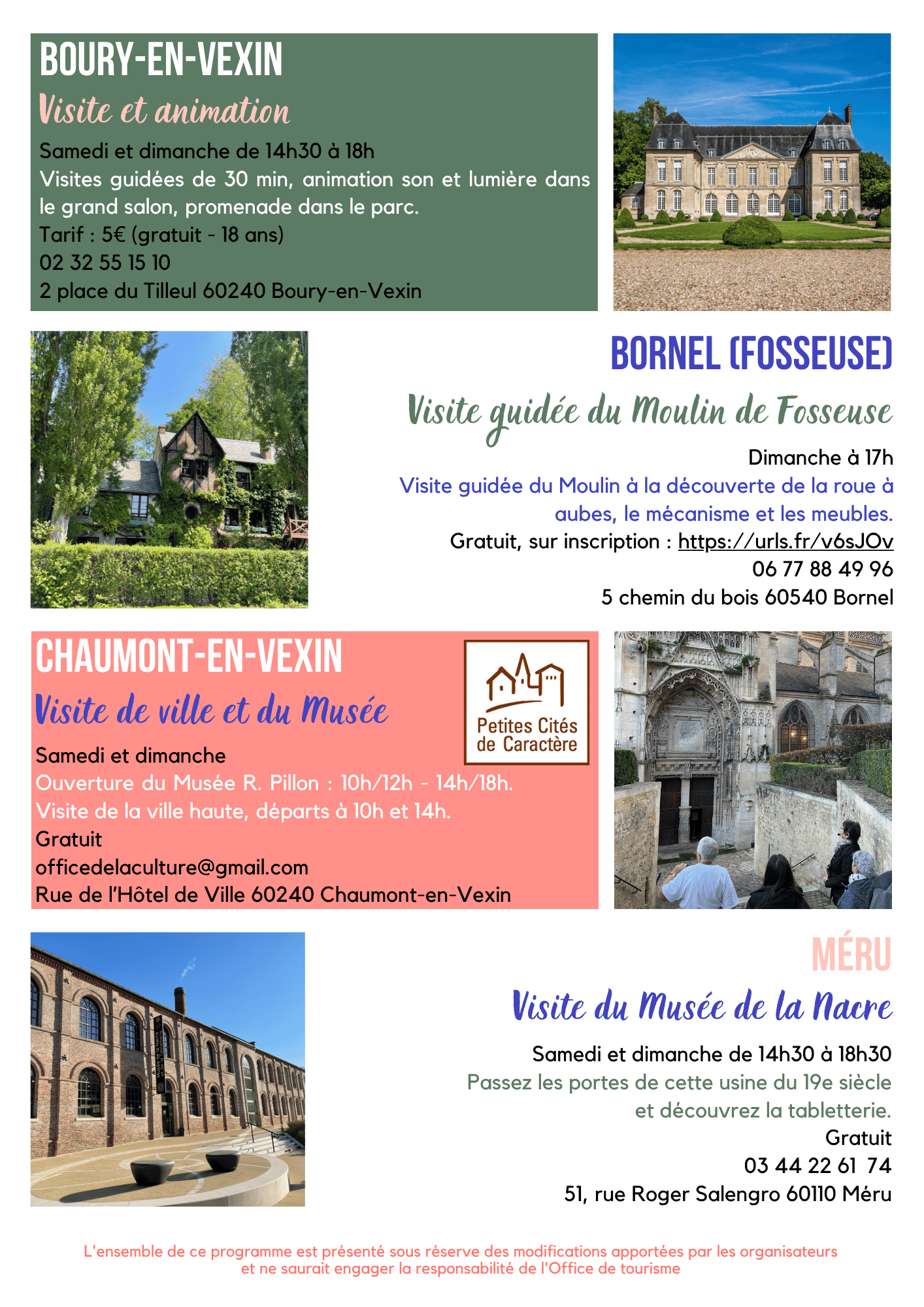 Programme JEP 2026