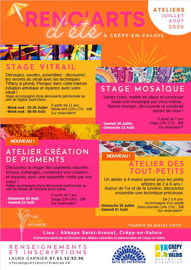 Renc'Arts Crépy - Juil Aout