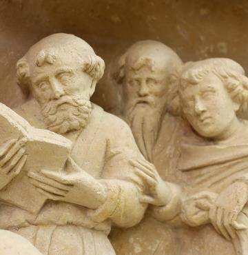 Retable la vie de la Vierge - Dormition - 8