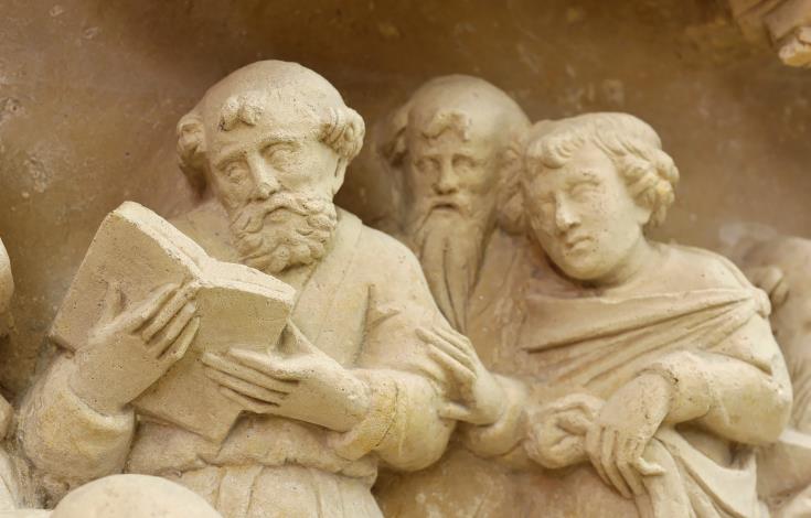 Retable la vie de la Vierge - Dormition - 8