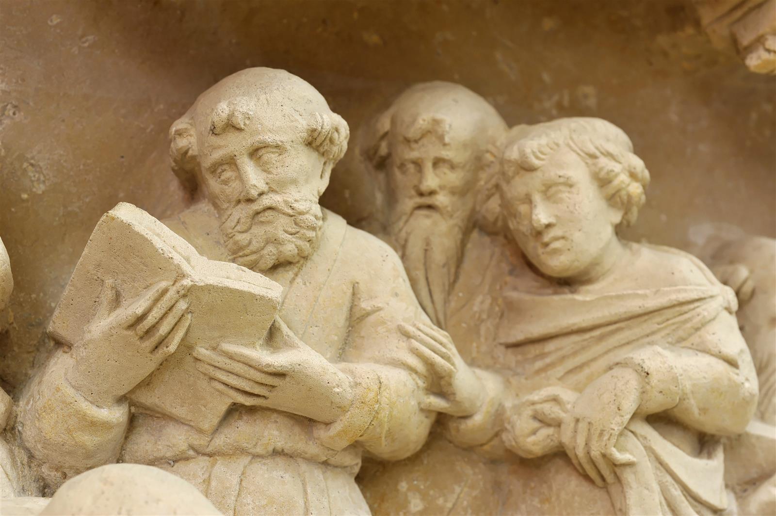 Retable la vie de la Vierge - Dormition - 8