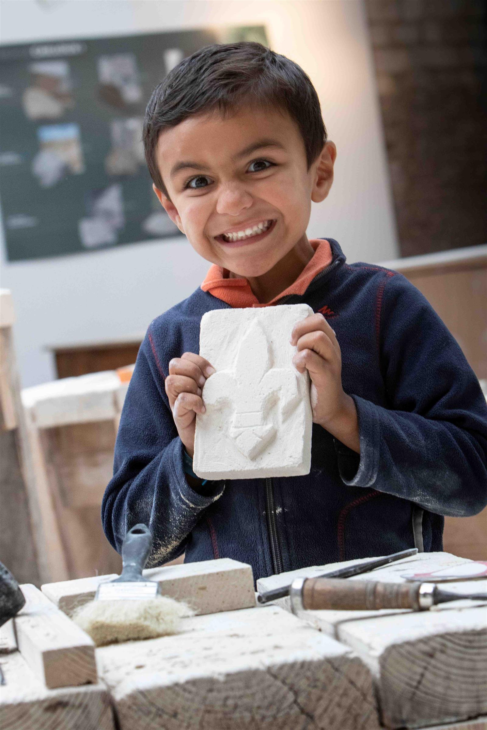 Atelier découverte à la sculpture sur pierre