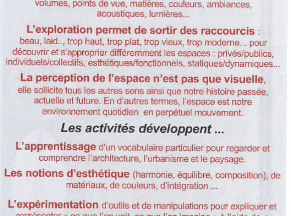 Stage archi - vacances avril - 2