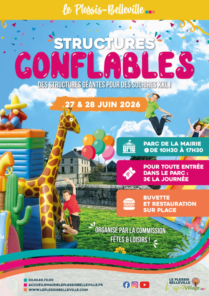 Structures gonflables LPB - 27 et 28 juin