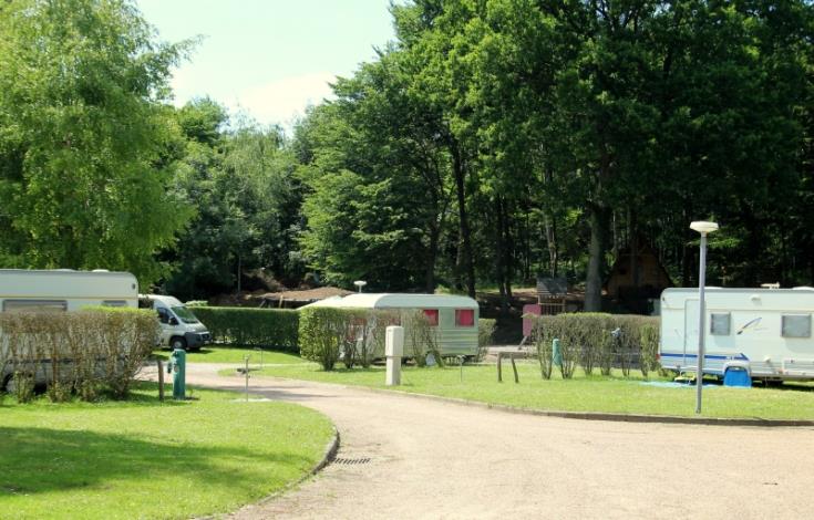 Vues caravanes - camping Pierrefonds