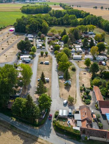 camping vue au dessus