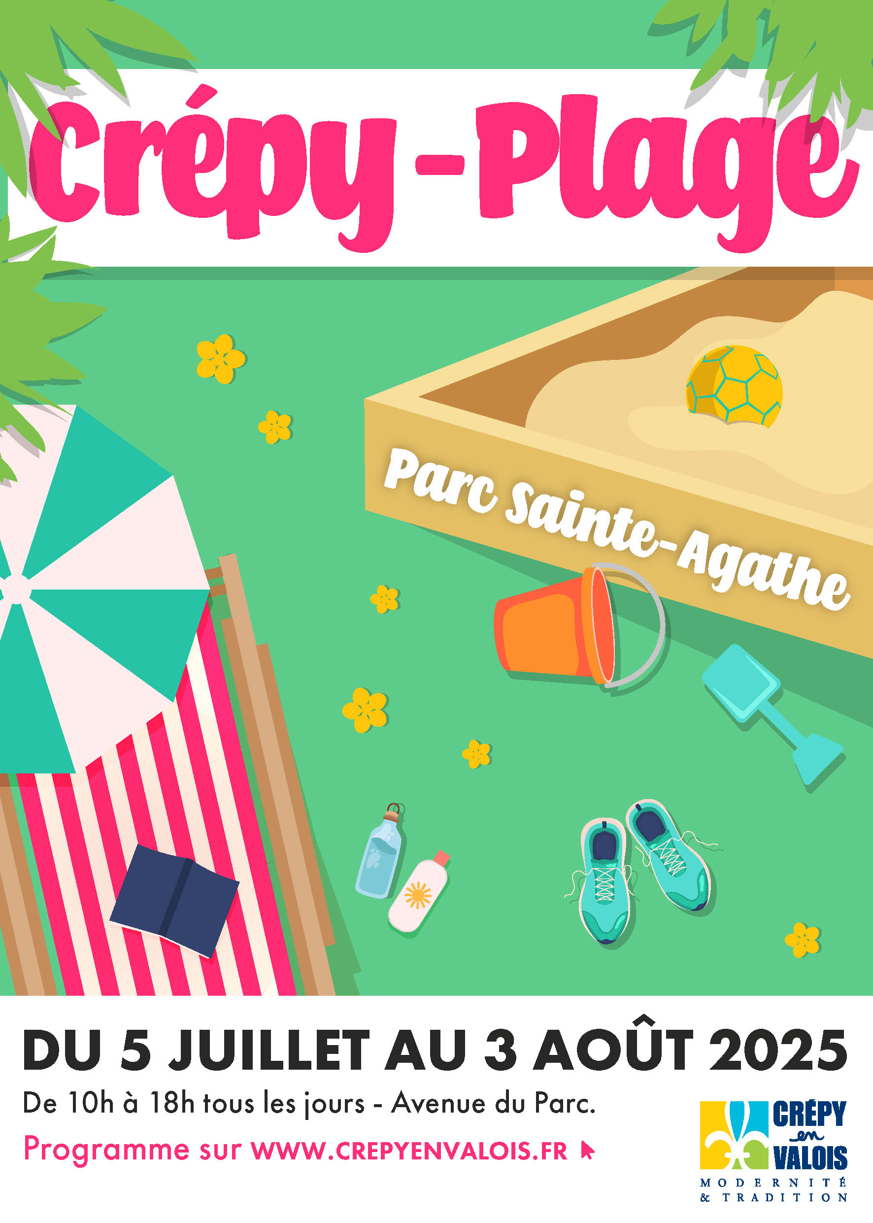 crépy plage juillet
