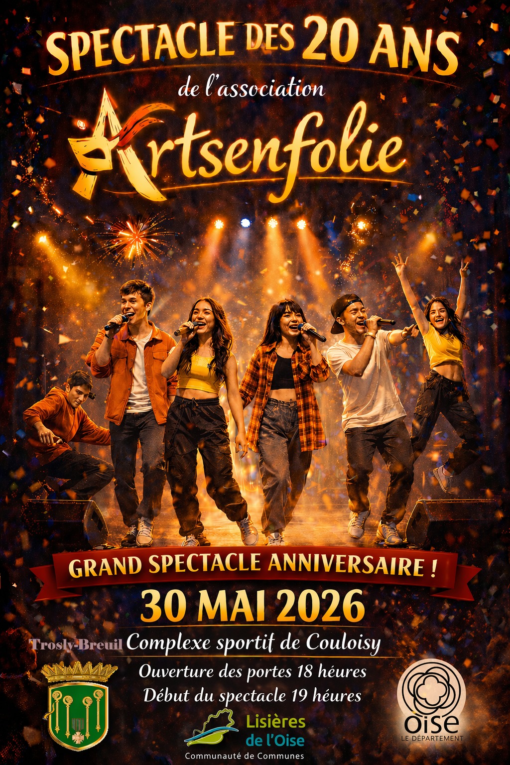 Spectacle des 20 ans de l’Association Artsenfolie