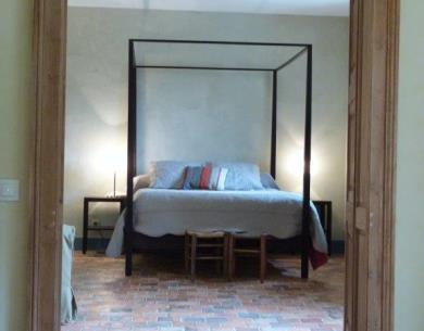 manoir_du_plessis_au_bois - 31-12-2032 - chambre rez de chaussée avec un lit double -