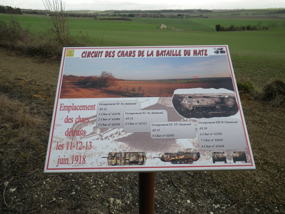 Panneau la bataille du Matz - ©Oise Tourisme - Crédits : Oise Tourisme