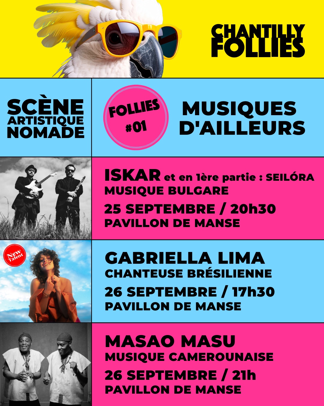 Chantilly Follies - Musiques d'ailleurs à Chantilly